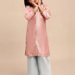 AHALYAA KIDS Girls Gotta Patti Kurta With Palazzos-image-68