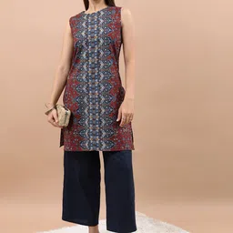 Vishudh Ethnic Motifs Printed Kurta With Palazzos image 1