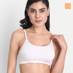 Aimly Pack Of 3 Non-Padded All Day Comfort Medium Coverage Cotton Workout Bra-picture-48