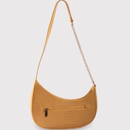Caprese Textured Leather Structured Sling Bag-image-90