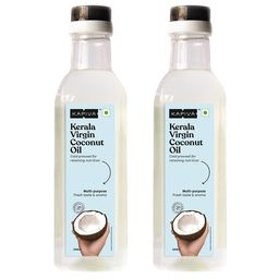 Kapiva Kerala Virgin Coconut Oil (Pack of 2),  0.5 L -image-6