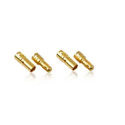 Amass PolyMax 3.5mm Gold Male/Female Connectors 2 PAIRS (4PC)-8