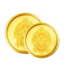 BHIMA 24K 999 Purity Balaji Coin Pendant Combo 2g+1g-picture-32