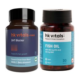 HealthKart HK Vitals Fish Oil & DHT Blocker 30 Tabs Combo-15
