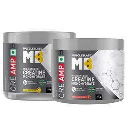 Creatine Monohydrate CreAMP Kool Aid & Citrus Blast Combo - 100g x 2-15
