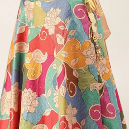 Kaizen TEXO FAB Printed Semi-Stitched Lehenga & Unstitched Blouse With Dupatta image 3