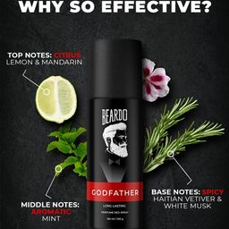 BEARDO Set of 2 Long Lasting Deodorants - Legacy & Godfather - 100 g Each image 3