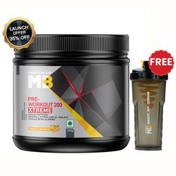 MuscleBlaze PRE Workout 200 Xtreme, 0.44 lb Tangy Orange-image-43