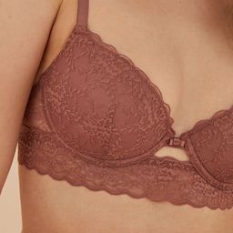 women'secret Floral Medium Coverage Underwired Lightly Padded Bra image 3