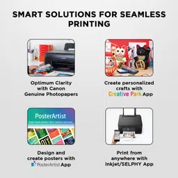 Canon Pixma E4570 All in One Wi-Fi Inkjet Printer with Mono LCD Display (Auto Duplex Printing, Black) image 3