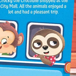 Dreamland Kids Bus- A Shaped Board book with Wheels Learning and Development Toys image 3