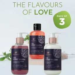 KELESTA Set Of 3 Shower Gel, Vitamin C Facewash & Shampoo-image-48