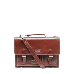 CALFNERO Men Genuine Leather Messenger Bag-34