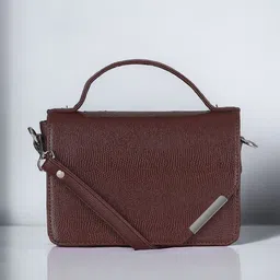 Toteteca Colourblocked PU Structured Sling Bag-picture-31