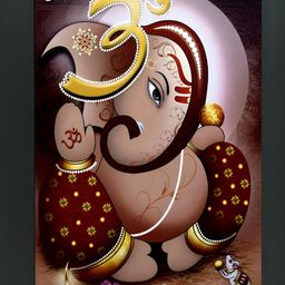 FRIZZY ARTS Black & Maroon Religious Wooden Wall Art-image-83