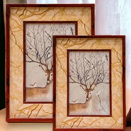 Art Street 2 Pieces Gold Table Top Photo Frame-image-12