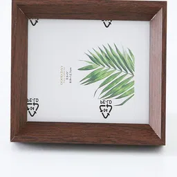 Kuber Industries Brown Rectangle Photo Frames-25