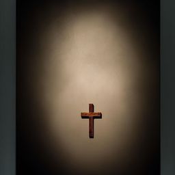 FRIZZY ARTS Black & Brown Jesus Cross Sin Wood Wall Paintings-image-70