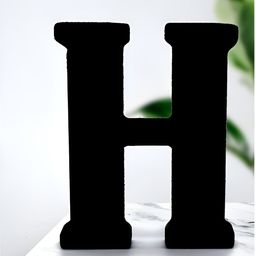 VAH Kya Bat Hai !! Black Wooden Alphabet Hangings Wall Decor-image-92