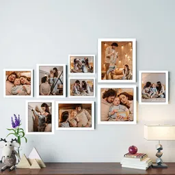 Art Street White 9-Pieces Wall Photo Frames-12