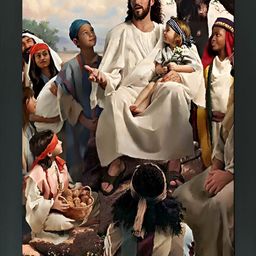 FRIZZY ARTS Black & White Jesus Religious Wooden Wall Photographs-image-46