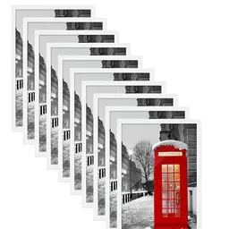 AbhiKalpya Art Studio-Get a vibe 10 Pieces A3 White Photo Frame-picture-24
