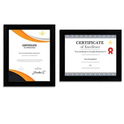 ArtzFolio Black 2 Pieces Wooden Wall Photo Frames-image-79