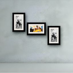 ArtzFolio Black 3 Pieces Wooden Wall Photo Frames-image-25