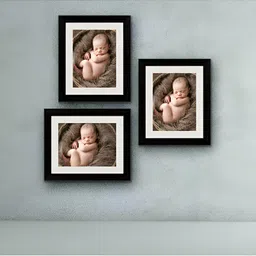 ArtzFolio Black 3 Pieces Wooden Wall Photo Frames-image-26