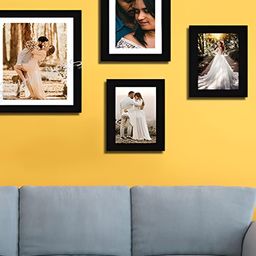 Stuthi Arts Black 5 Pieces Wood Wall Photo Frames-image-12