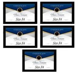 Stuthi Arts Black 5 Pieces Wooden Wall Photo Frames-image-72