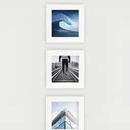ArtzFolio White 2 to 4 Pieces Wooden Wall Photo Frames-image-32