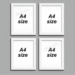 Stuthi Arts White 2 to 4 Pieces Wood Wall Photo Frames-image-67