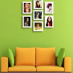 ArtzFolio White 7Pcs Wooden Wall Photo Frames-image-37
