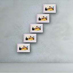 ArtzFolio White 5 Pieces Wooden Wall Photo Frames-24