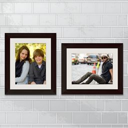 ArtzFolio Brown 2 Pieces Wooden Wall Photo Frames-image-31