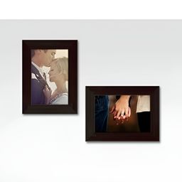 ArtzFolio Brown 2Pcs Wooden Wall Photo Frames-30