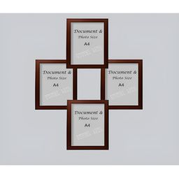 Stuthi Arts Brown 4 Pieces Wooden Wall Photo Frames-image-7
