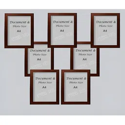 Stuthi Arts Brown 7 Pieces Wooden Wall Photo Frames-18