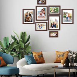 RANDOM Set Of 8 White Solid Individual Photo Frames-14