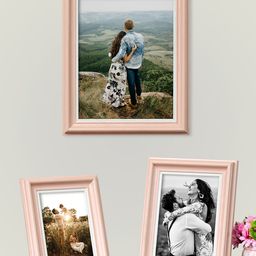 Art Street Set Of 3 Pink Solid Photo Frames-28