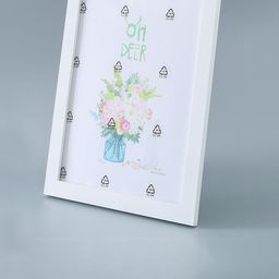 Kuber Industries White Rectangle Photo Frames image 2