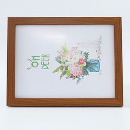 Kuber Industries Brown Rectangle Photo Frames image 4