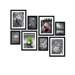 RANDOM Set Of 8 Black Solid Collage Photo Frames image 2