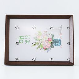 Kuber Industries Brown MDF Table Photo Frames image 2