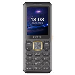 IKALL I5 Keypad Feature Phone with 2.4" Display, 2500mAh Battery, 32MB Storage, FM Radio, Type-C Charger, Triple-Sim, Music & Video Player (Raven Black) image 2