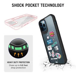 DailyObjects Transparent Printed iPhone 12 Pro Max Back Case image 3