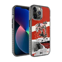 DailyObjects Black & Red Printed Get Me A Deck Stride  iPhone 12 Pro Max Phone Case-12