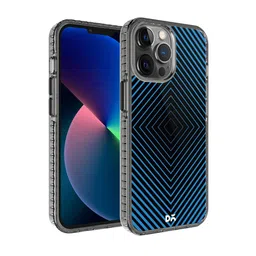 DailyObjects Blue & Black Stride Printed iPhone 12 Pro Max Phone Case-14