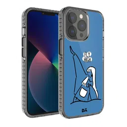 DailyObjects Blue Printed Flying High iPhone 13 Pro Max Phone Case-3